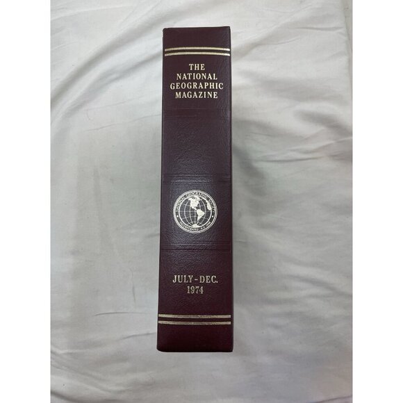 Nat Geo Mags Jul–Dec 1974 Vtg Lot Slipcvr Nature Travel Decor School - Picture 4 of 16